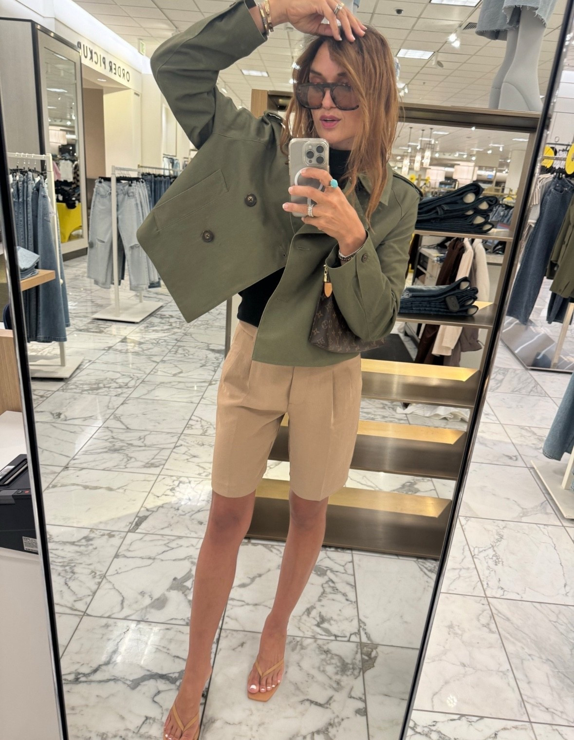 Rag and bone jacket 
Nordstrom shorts 
