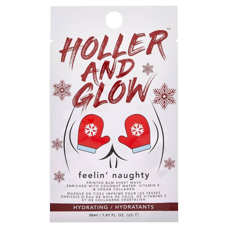 Holler and Glow Feeling Naughty Printed Sheet Mask - 1.01 fl oz | Target
