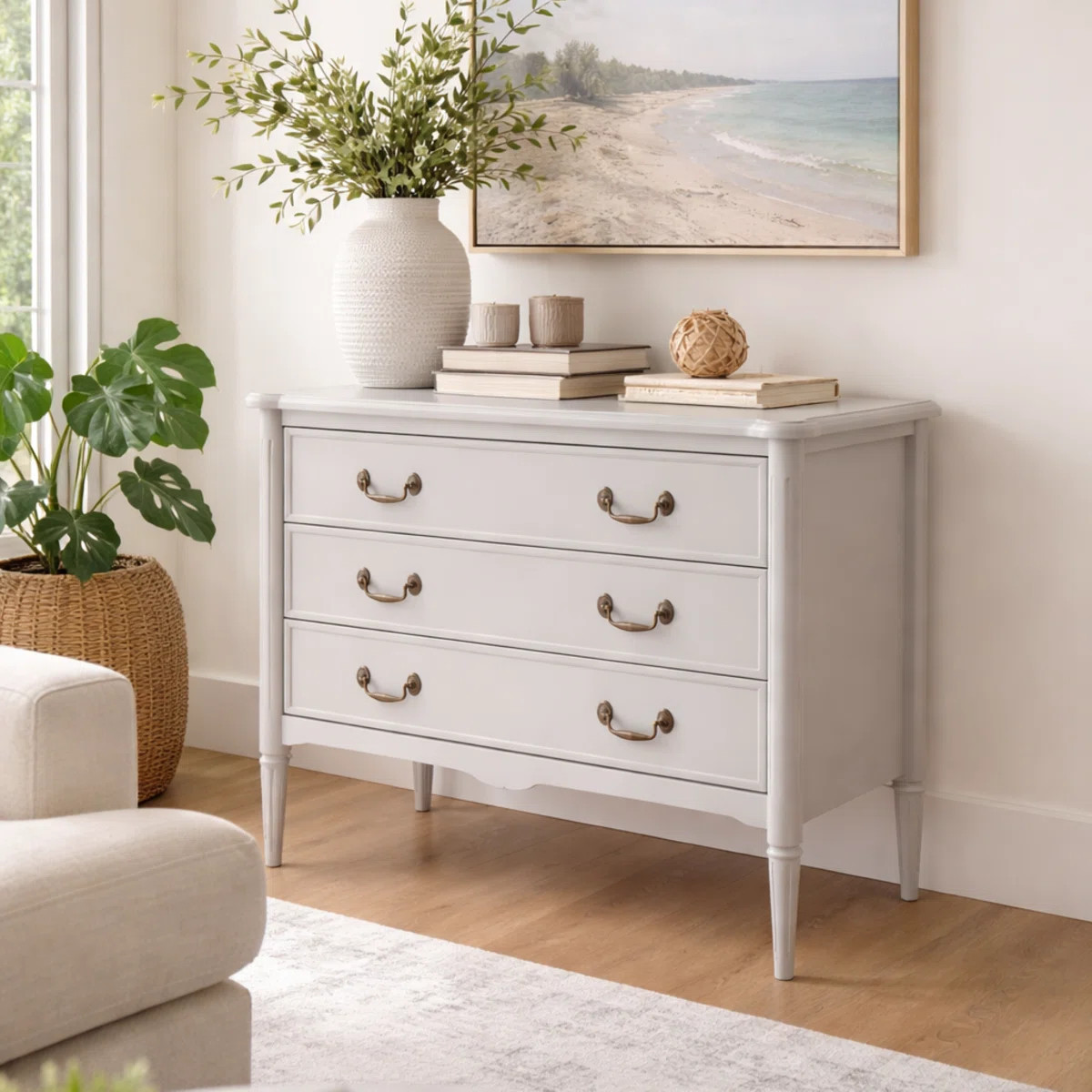 The Doniesha Chest with Drawers from combines storage and style with a modern finish. Antique bra... | Wayfair North America