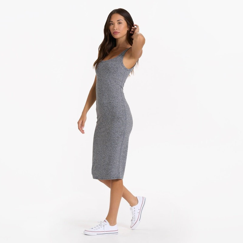 Halo Essential Dress | Chestnut Heather | Vuori Clothing