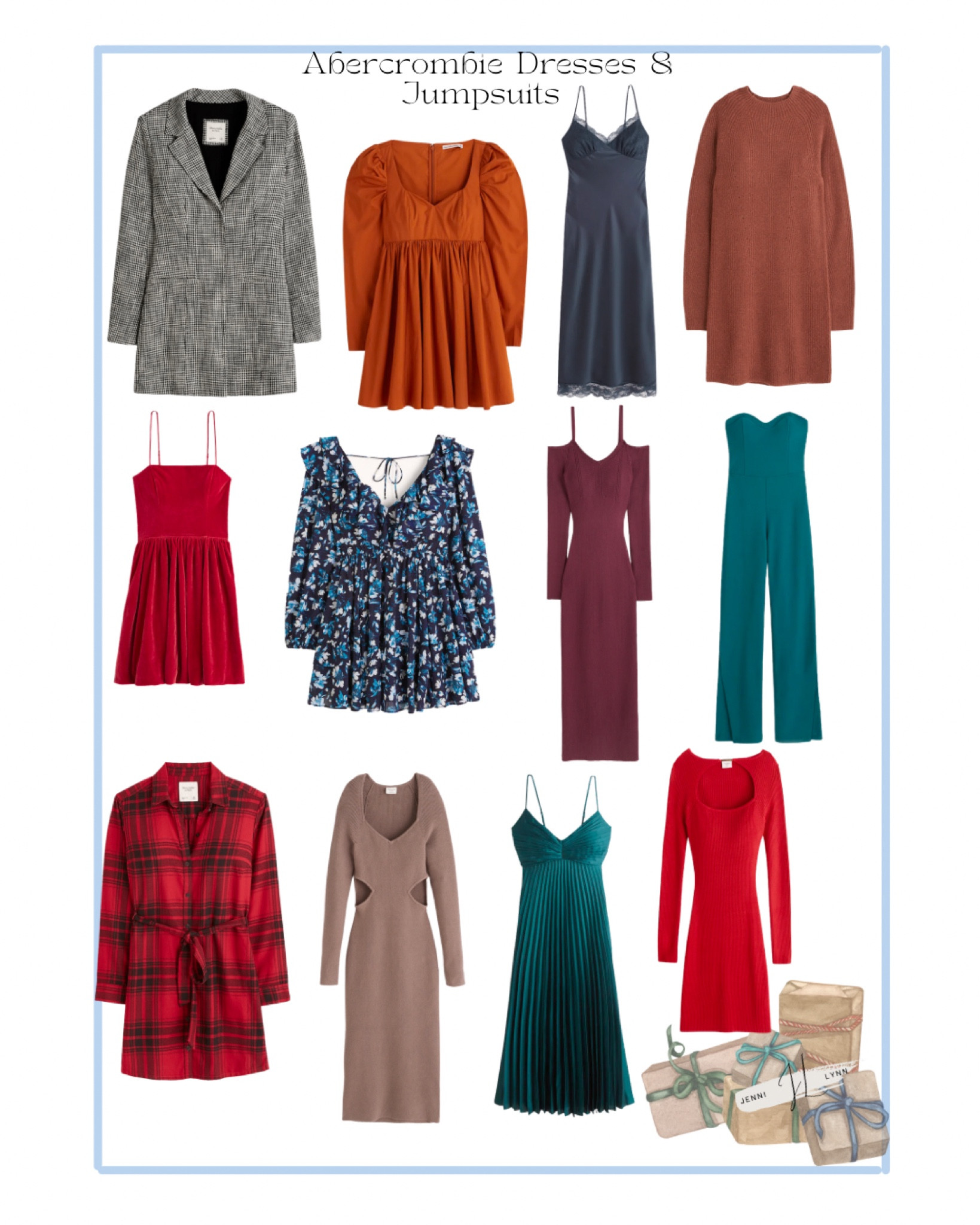 Abercrombie dresses; midi dress; mini dress; sweater dress; party dress

#LTKxAF #LTKsalealert #LTKHoliday