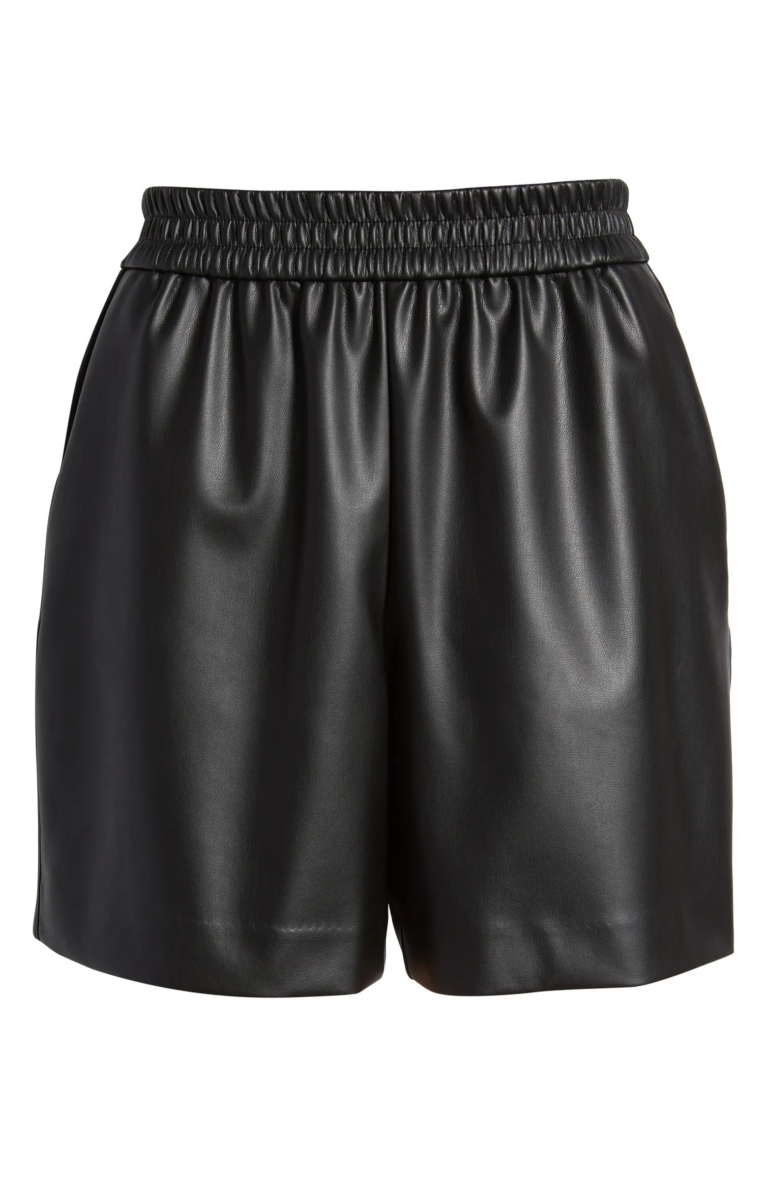 Halogen® Faux Leather Shorts | Nordstrom | Nordstrom