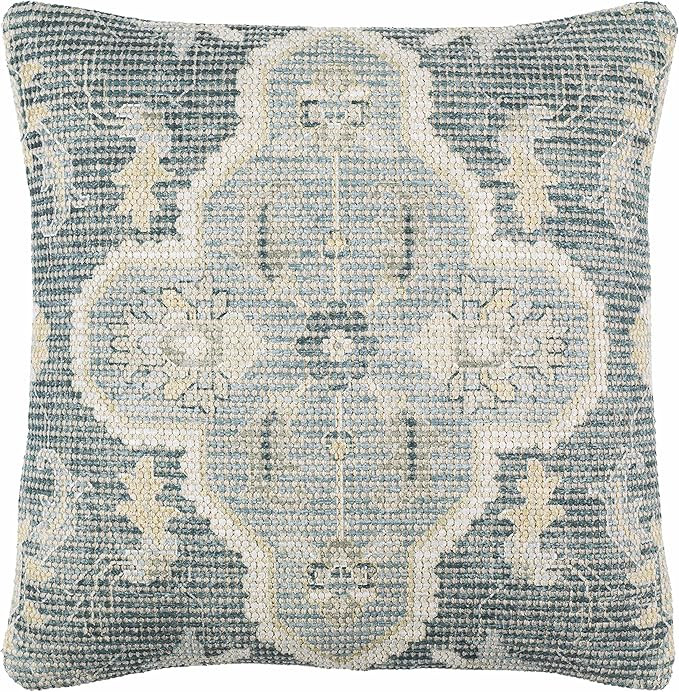 Hauteloom Bigaa Cotton Decorative Throw Pillow Cover - Oriental Floral Sofa Couch Cushion Cover -... | Amazon (US)