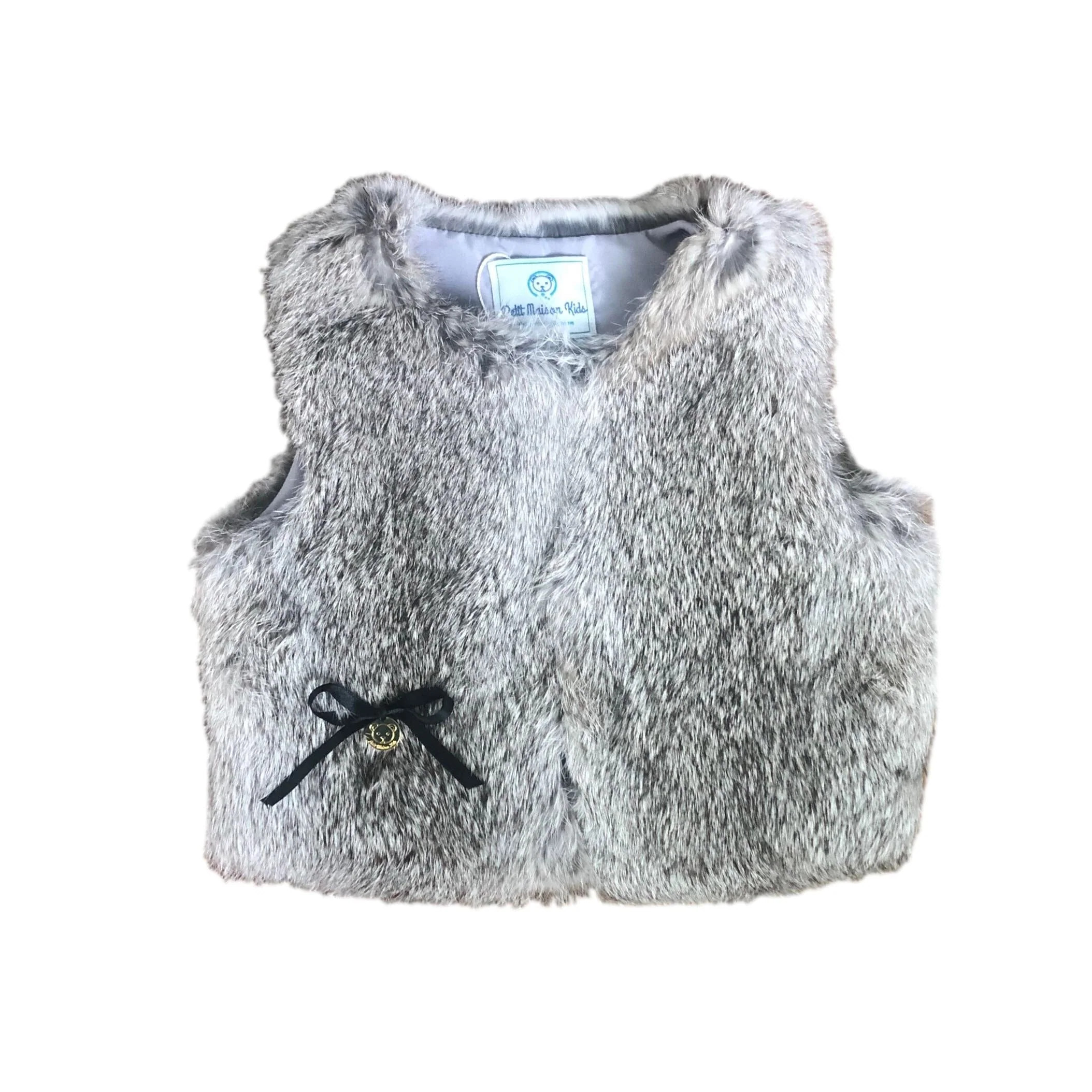 Grey Rabbit Vest | petite maison kids