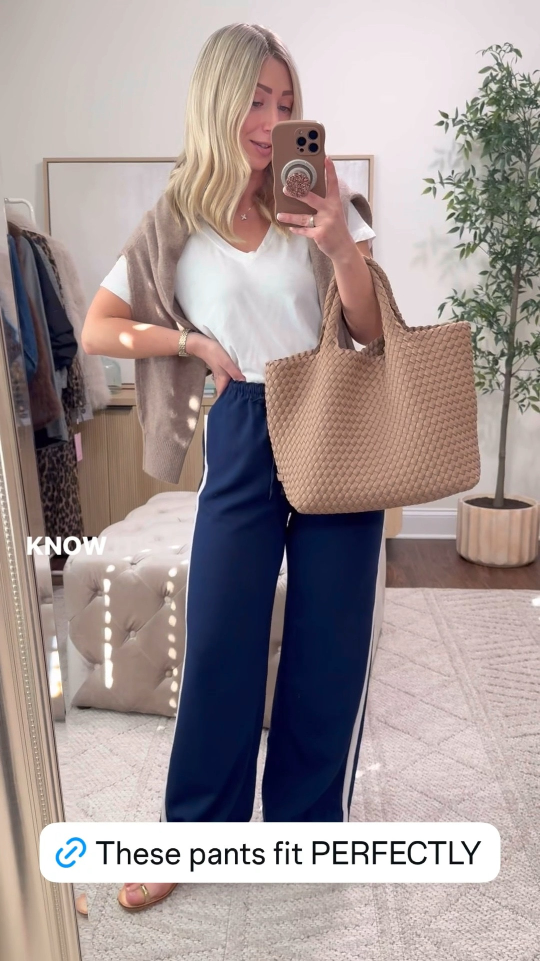 The cutest track pants but in a casual fabric not activewear fabric! Runs TTS, size small! Size medium tee, size medium bag!

Spring outfits, track pants, everyday outfits 

#LTKPetite #LTKmomlife #LTKootd