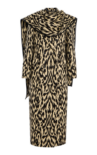 The Demi Printed Wool Coat | Moda Operandi (Global)