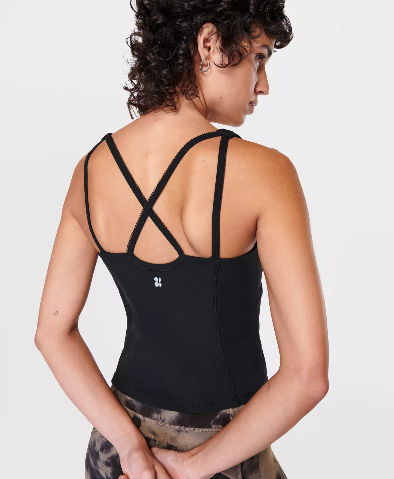 Super Soft Picot Lace Strappy Bra Vest | Sweaty Betty UK