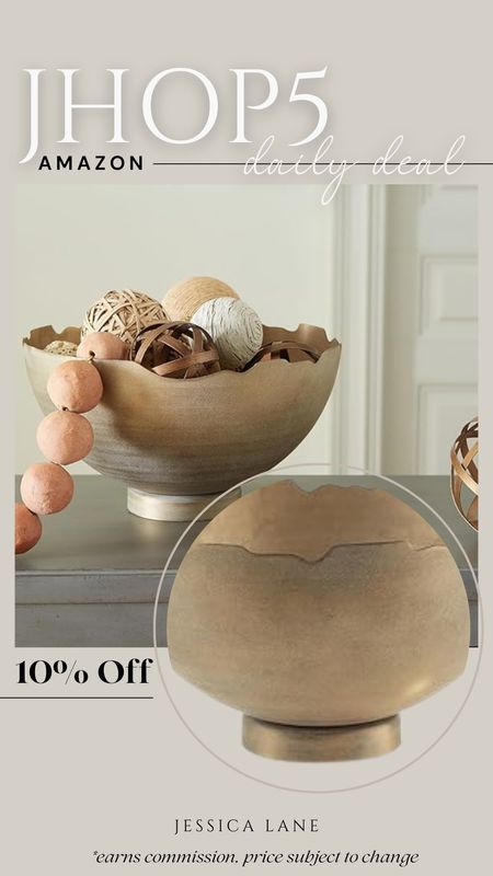 Amazon daily deal, save 10% on this gorgeous decorative gold bowl. Home decor, home accents, Amazon home, gold bowl, gold accents, shelf styling, coffee table styling, Amazon home decor, Amazon daily deal

#LTKsalealert #LTKhome #LTKstyletip