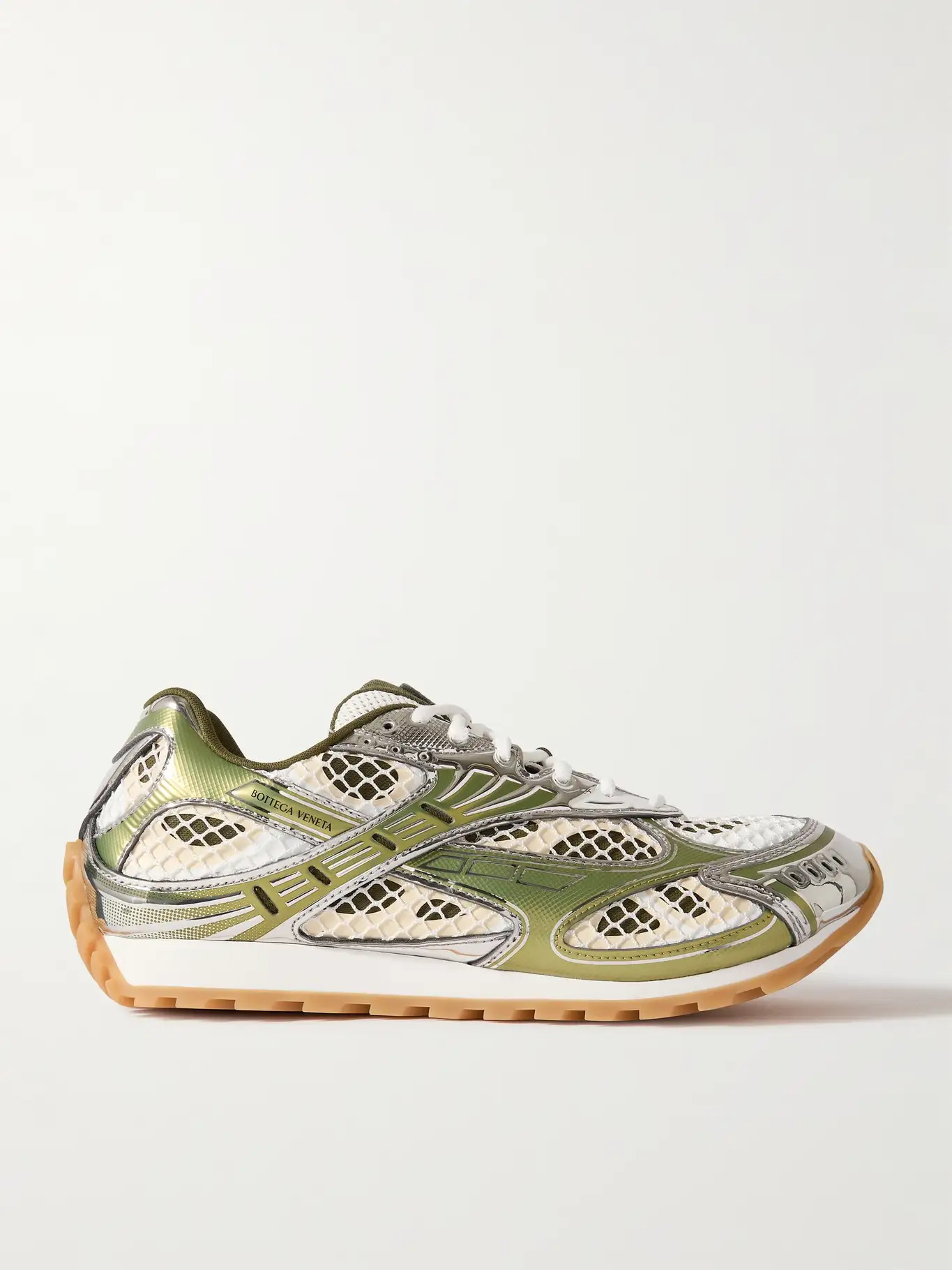 Orbit Metallic Rubber and Mesh Sneakers | Mr Porter (US & CA)