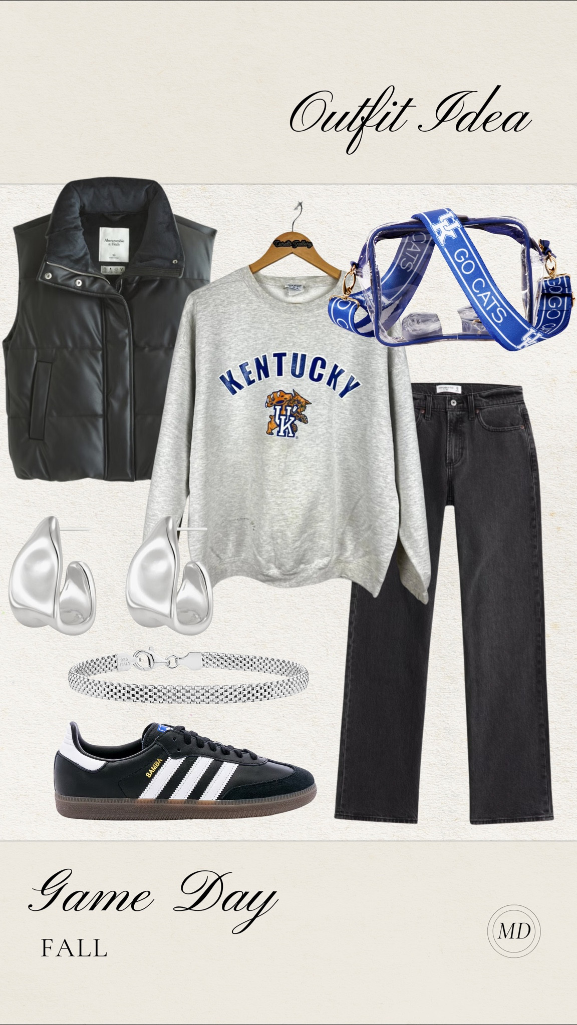 Love this casual game day outfit for fall games! 

Game day style, football season, university of Kentucky, go wildcats 

#LTKFindsUnder50 #LTKFindsUnder100 #LTKSeasonal