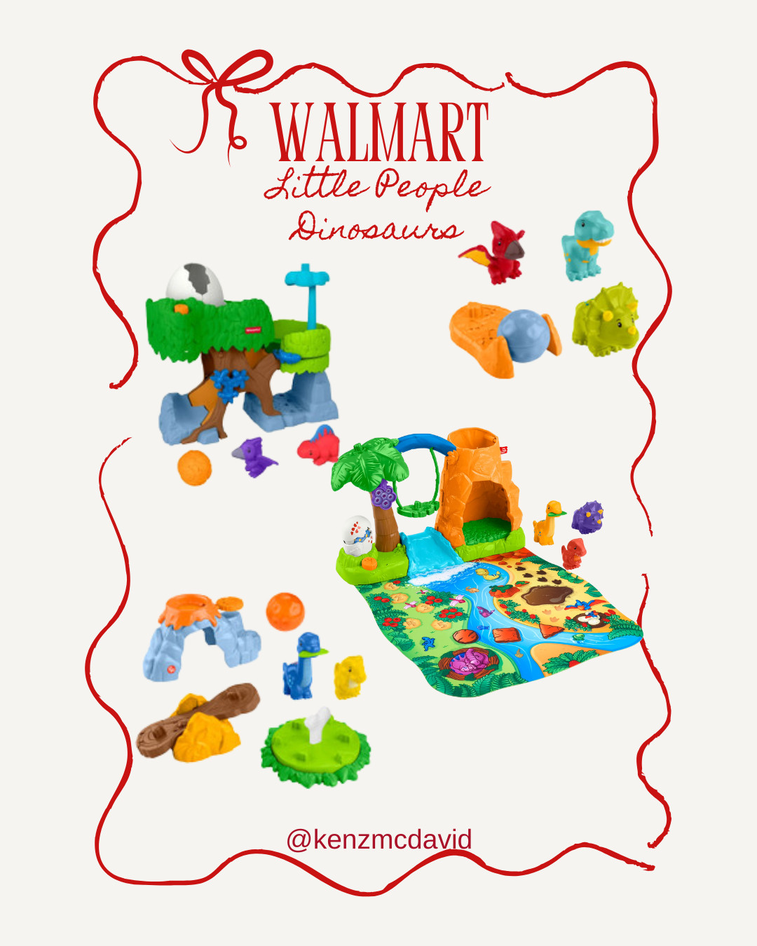 Little People Dinosaur finds at Walmart! 

 