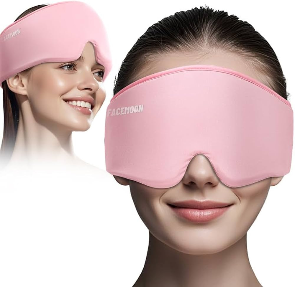 Cooling Face Mask for Morning Routine: Gel Eye Mask for Puffy Eyes & Dark Circle - Flexible Cold ... | Amazon (US)