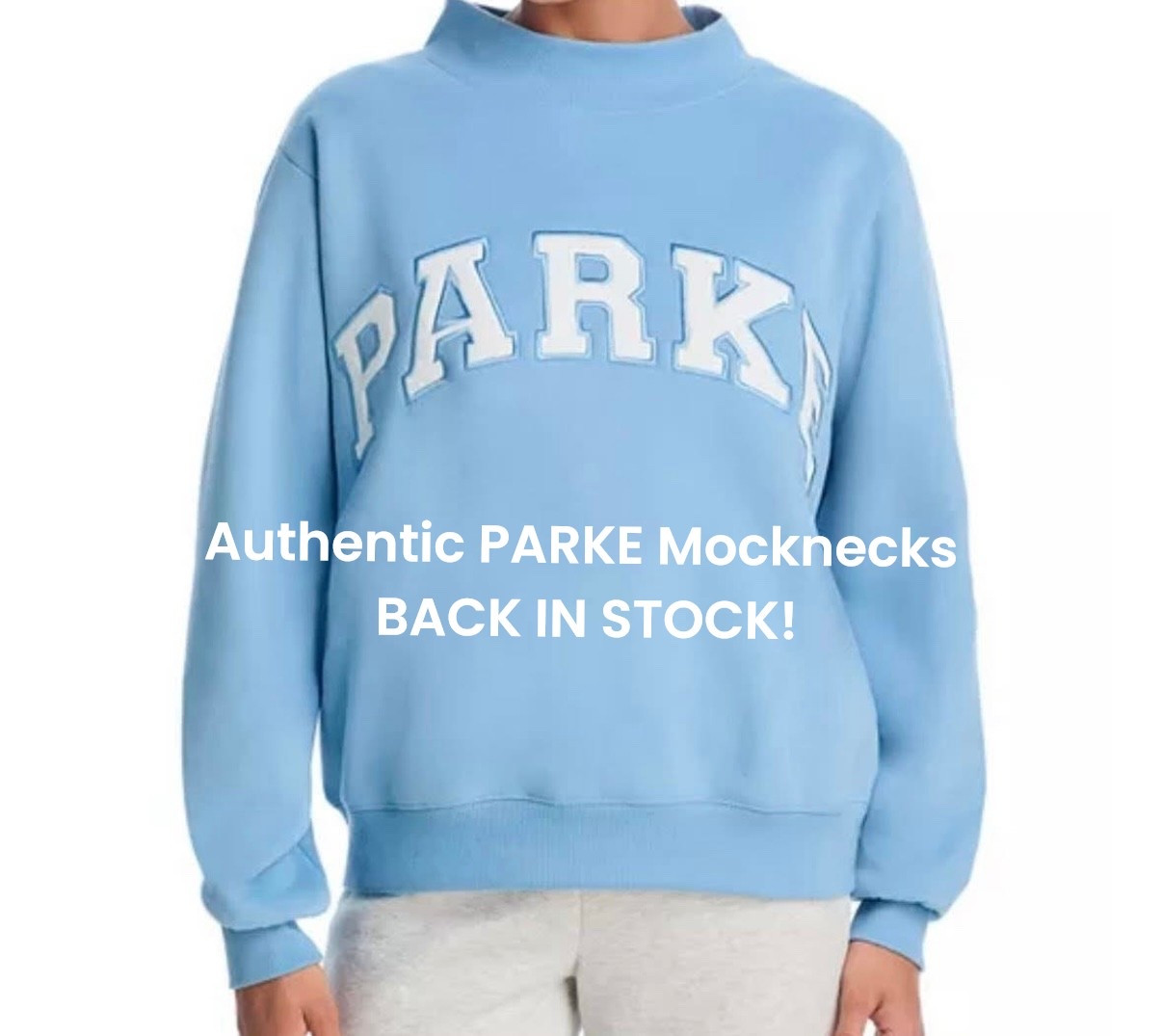 PARKE SWEATSHIRTS BACK IN STOCK! Multiple colors! Authentic, mine has shipped and I can’t wait to get it! 
(Fleece material, not heritage)

#LTKSeasonal #LTKTravel #LTKootd