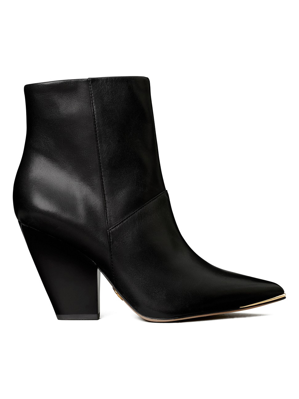 Women's Lila Leather Booties - Perfect Black - Size 6 | Saks Fifth Avenue