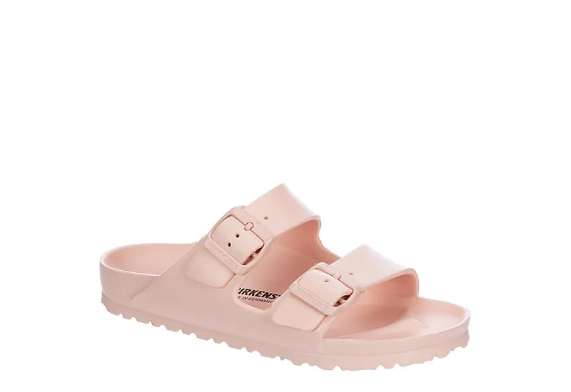 BLUSH BIRKENSTOCK Womens Arizona Essentials Slide Sandal | Rack Room Shoes