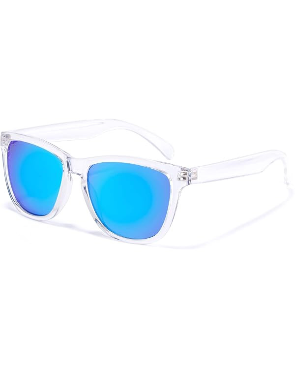 Sunglasses Womens,Classic Square Frame UV400 Mirrored Lens,Sunglasses Fit For Beach,Vacation,Driv... | Amazon (US)