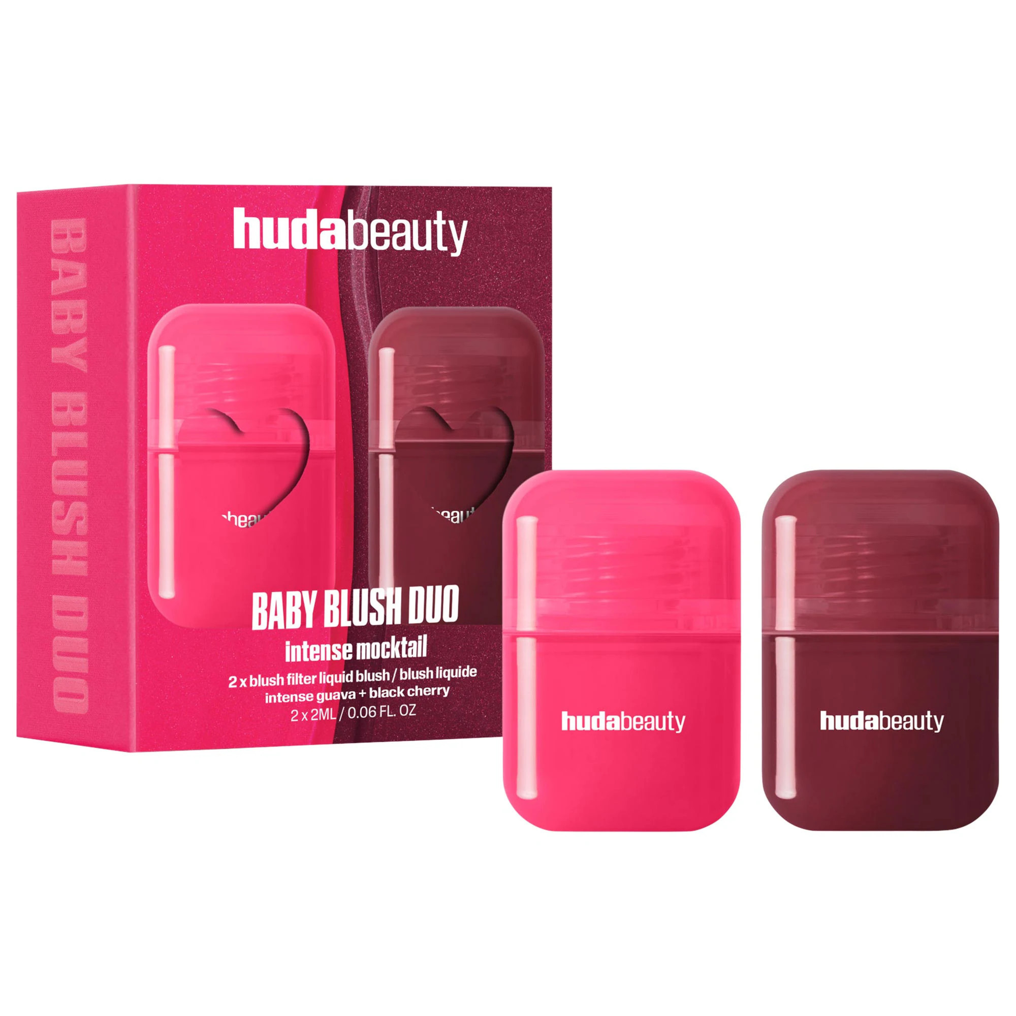 HUDA BEAUTY Mini Blush Mocktail Duos 2 x 0.06 oz/2 x 2 mL | Sephora (US)