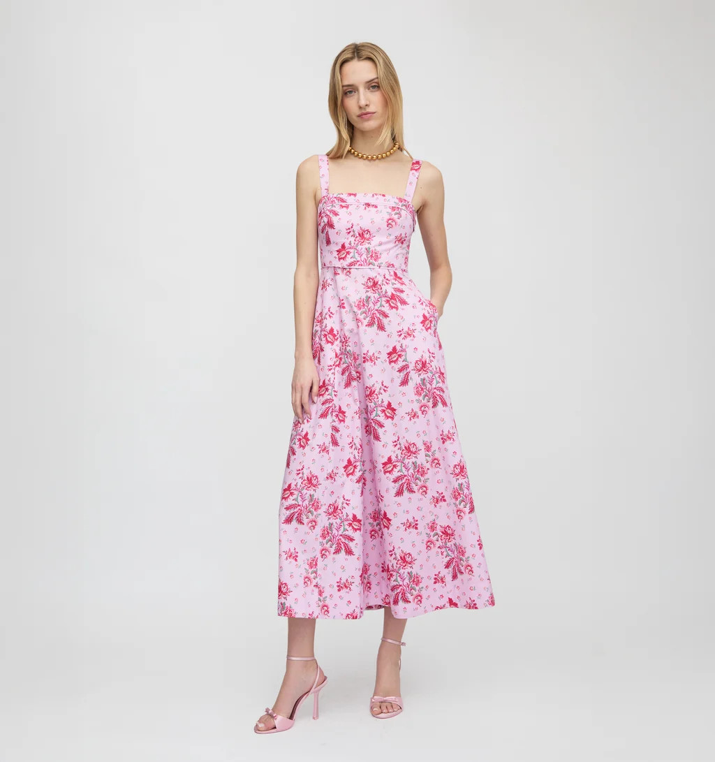 The Ezra Dress - Pink Delft Bouquet | Hill House Home US