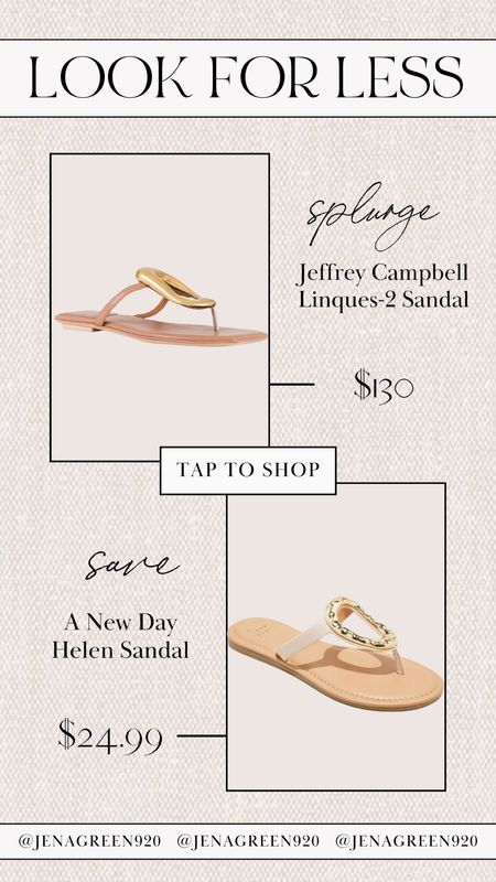 Look For Less | Designer Sandals | Target Sandals | Summer Shoes 

#LTKfindsunder50 #LTKstyletip #LTKshoecrush