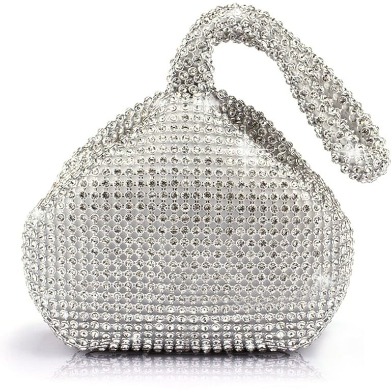 TOPCHANCES Women Ladies' Triangle Bling Glitter Purse For Girls Crown Box Clutch Evening Luxury B... | Walmart (US)