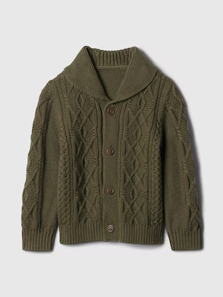 babyGap Cable-Knit Cardigan | Gap Factory