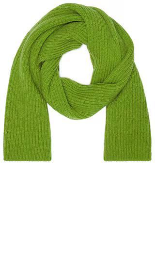 Match Rib Scarf in Green | Revolve Clothing (Global)