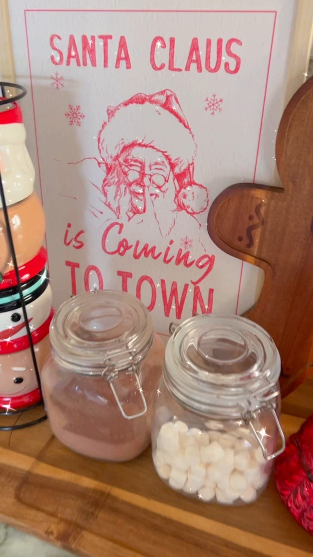 Holiday hot cocoa bar with all Walmart finds! Linking our favorite dairy free hot cocoa as well. #walmarthome decor kitchen party idea hack 

#LTKGiftGuide #LTKHoliday #LTKHome