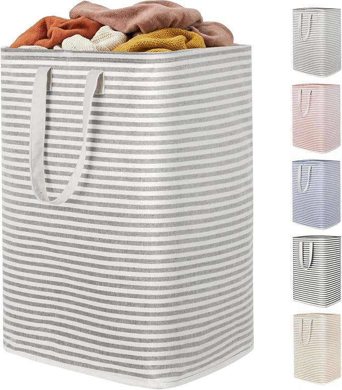 Lifewit 1 Pack Laundry Basket 80L Each, Collapsible Clothes Hamper with Reinforced Handles, Frees... | Amazon (US)