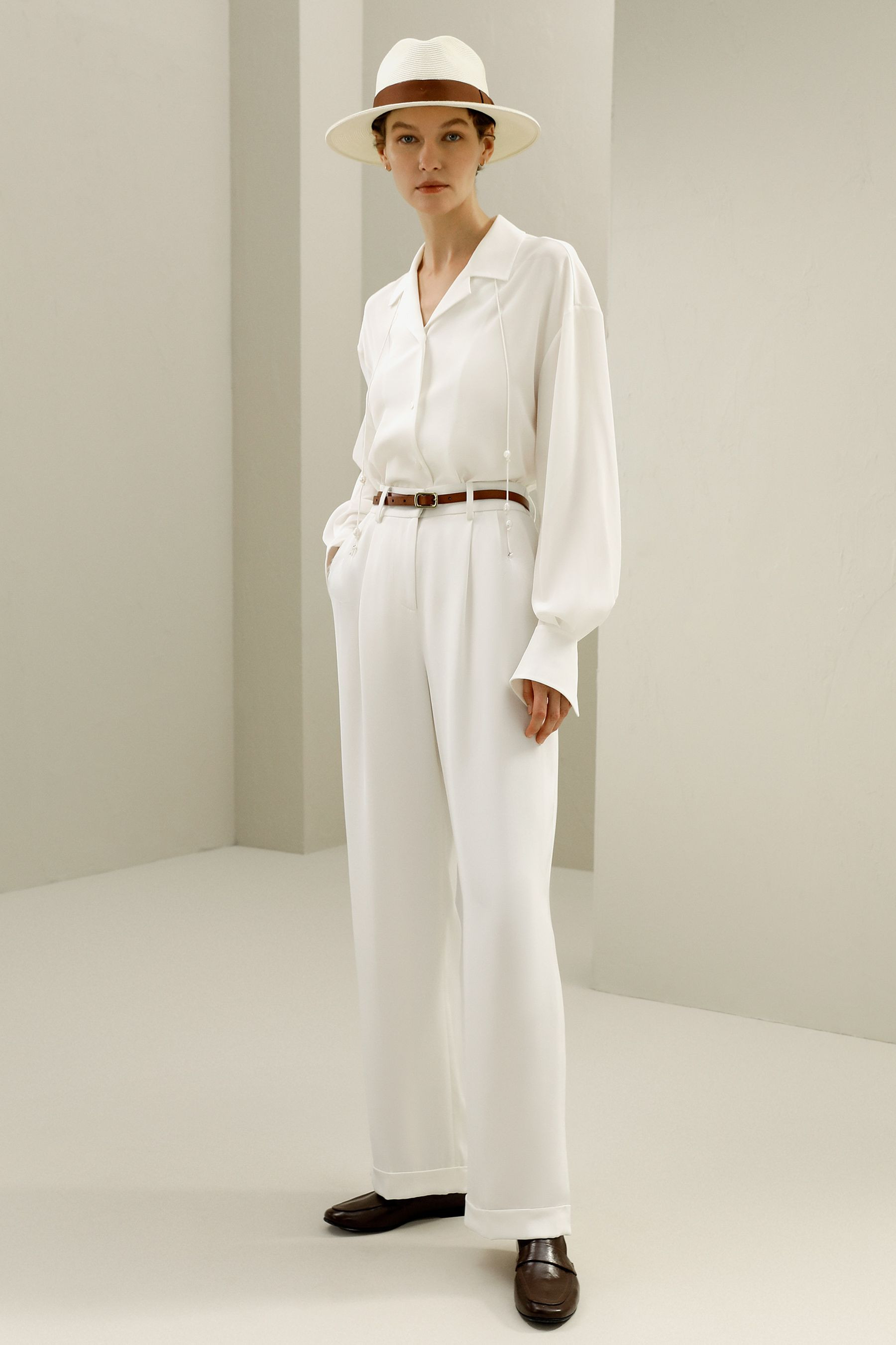 Tie-Detailed Silk Blouse | LILYSILK