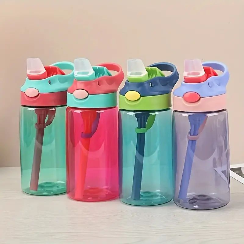 1pc 480ml 16oz Leak Proof Water Bottle With Straw Portable Sports Mug With Handle For Men Women F... | Temu Affiliate Program