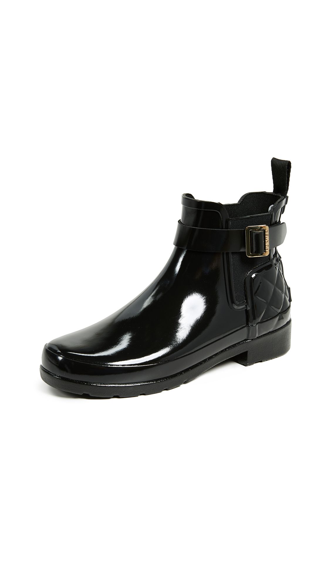 Hunter Boots Refined Gloss Quilt Chelsea Boots | Shopbop