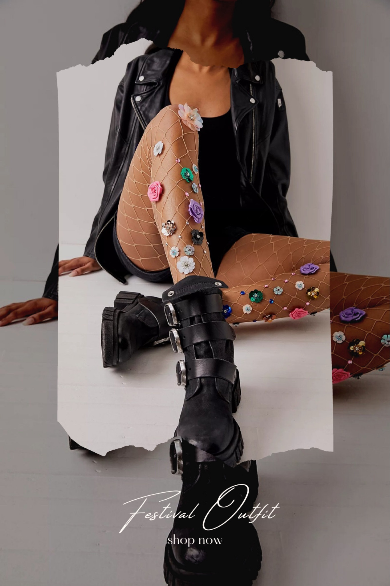 Festival Outfit Essential:

Multicolored tights 

Style with all black for a fierce chic look. Bold style. 

Affordable Free People Festival Look

#LTKFestival #LTKunder100 #LTKU