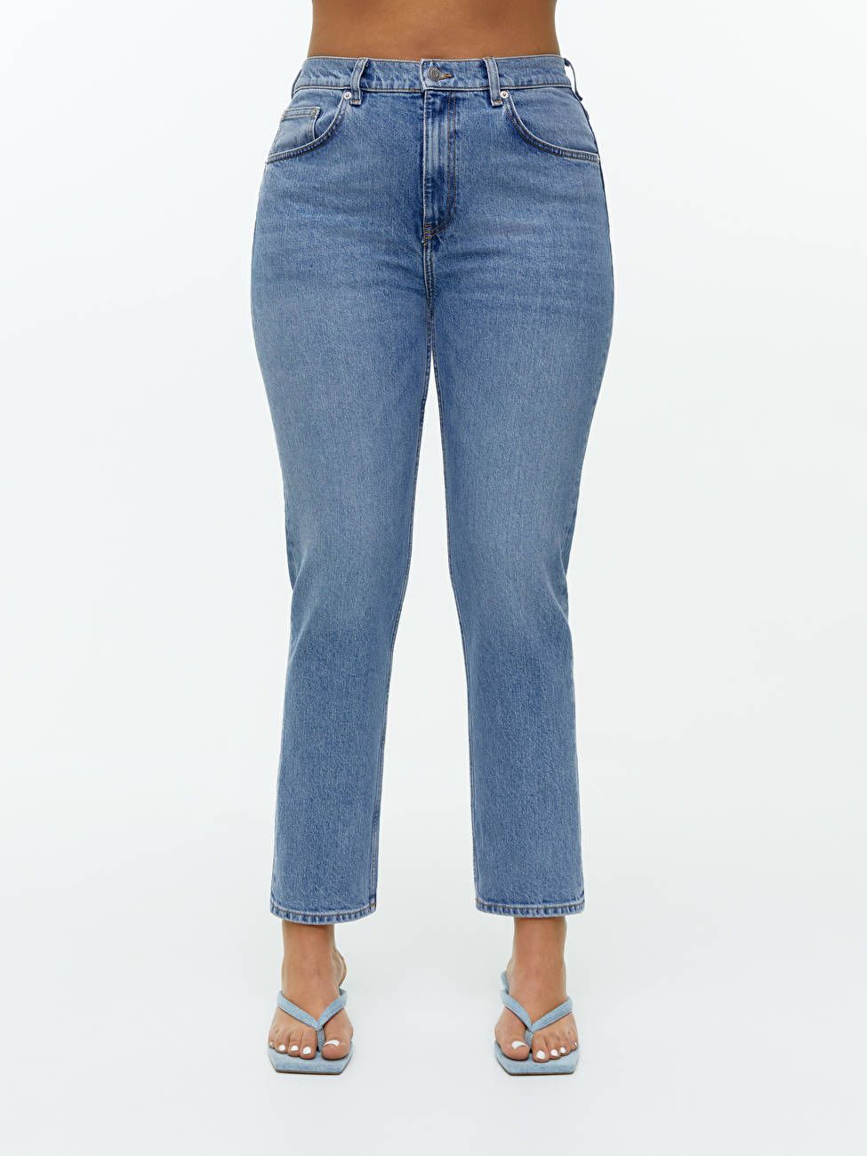 JADE CROPPED Slim Stretch Jeans | ARKET