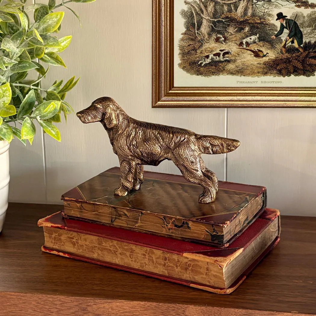 English Springer Spaniel Brass Figurine, English Country Sporting Dog Decor | Etsy (Global)