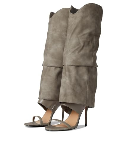 Steve Madden Womens Ravine Grey Distressed 7 M | Amazon (US)