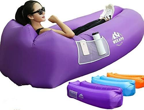 WEKAPO Inflatable Lounger Air Sofa Hammock-Portable,Water Proof& Anti-Air Leaking Design-Ideal Co... | Amazon (US)