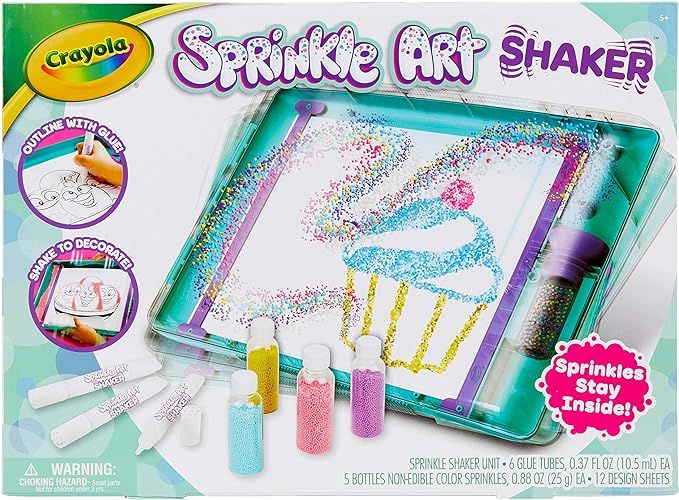 Crayola Sprinkle Art Shaker, Rainbow Arts and Crafts, Gifts for Girls & Boys, Ages 5, 6, 7, 8 | Amazon (US)