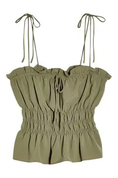 Shirred Peplum Camisole | Nordstrom