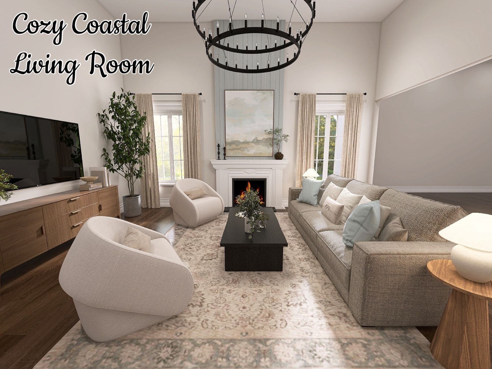 Designed by Olivia
Cozy Coastal Living Room 

#LTKHoliday #LTKHome #LTKmomlife