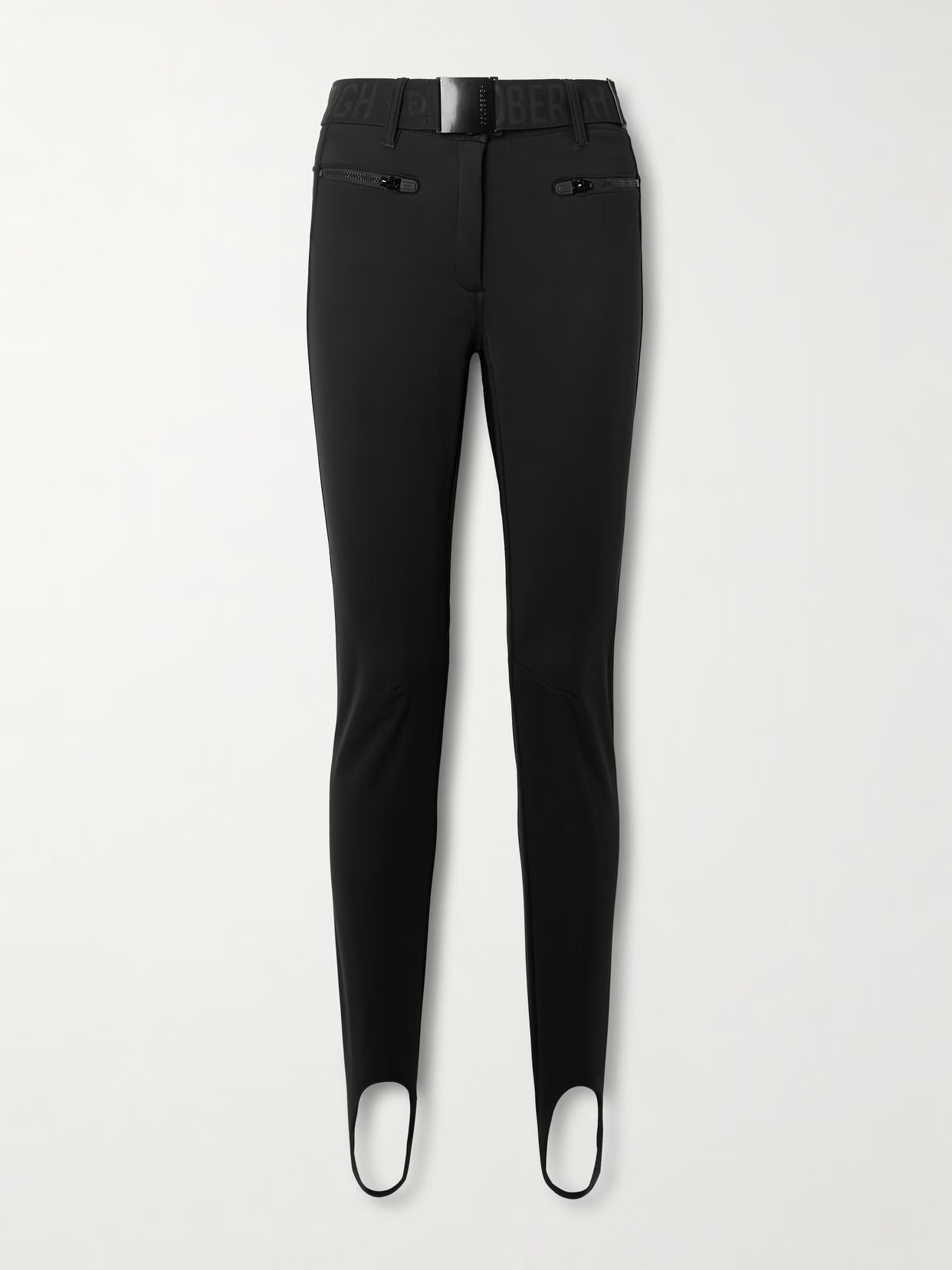 Goldbergh - Paris Belted Stirrup Ski Pants - Black | NET-A-PORTER (US)