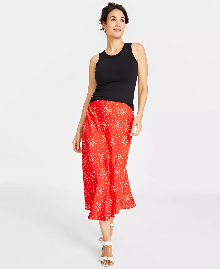 On 34th Women's Print Slip Skirt, Created for Macy's - Macy's | Macys (US)
