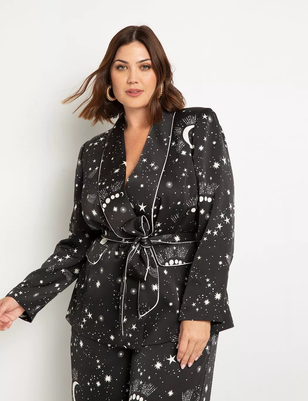 Celestial Print Duster | Eloquii