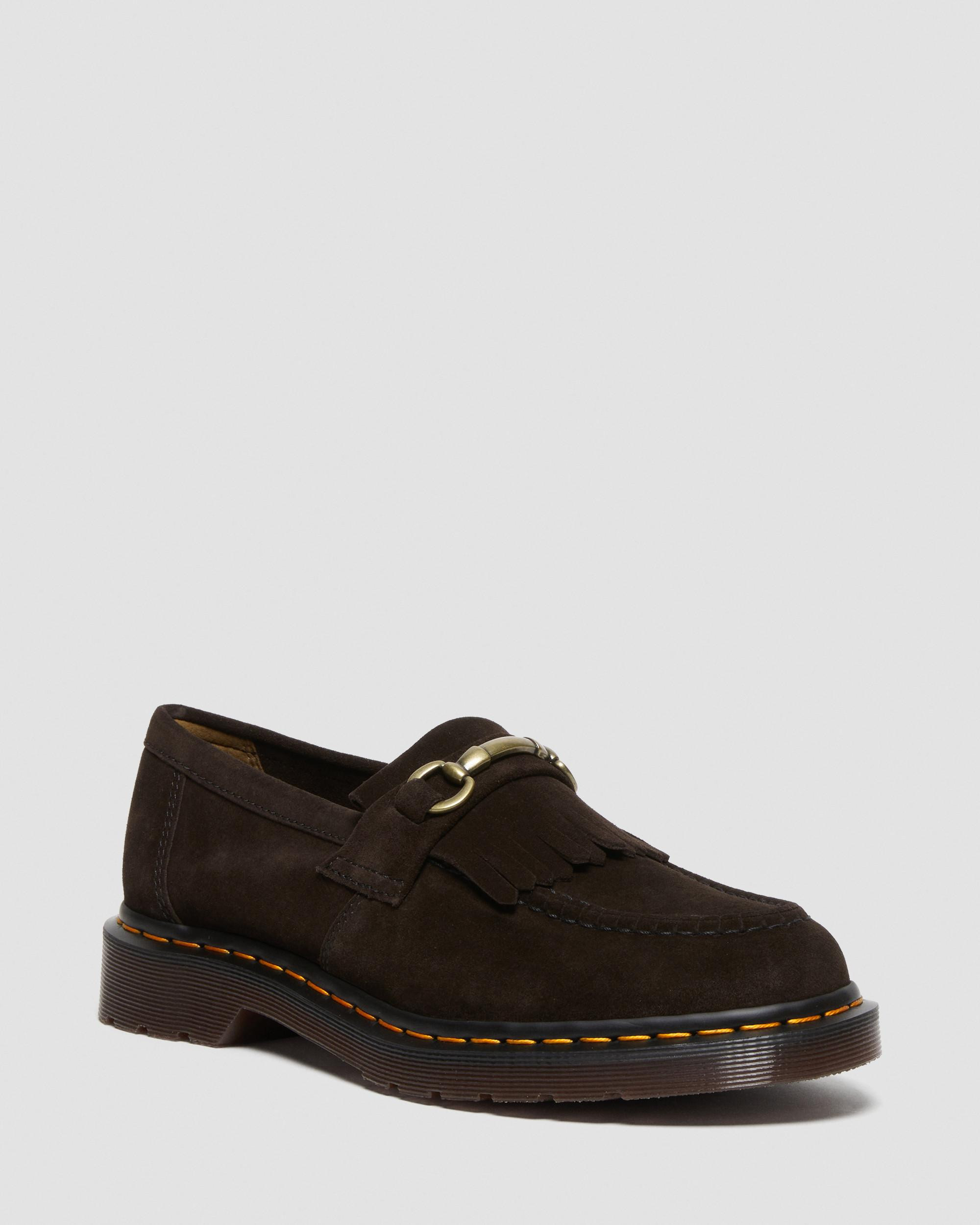 Adrian Suede Snaffle Loafers in Brown | Dr. Martens | Dr Martens (UK)