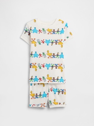 babyGap Sesame Street 100% Organic Cotton PJ Set | Gap Factory