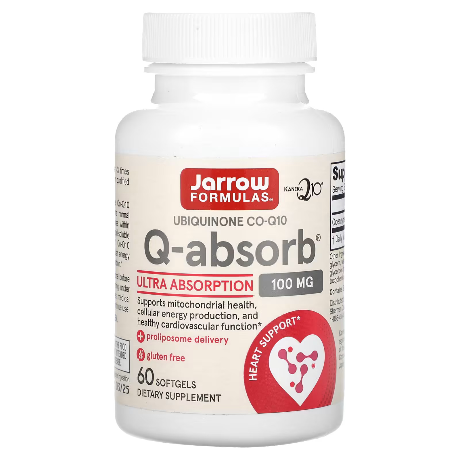 Q-Absorb, Ubiquinone CO-Q10, 100 mg, 60 Softgels | iHerb