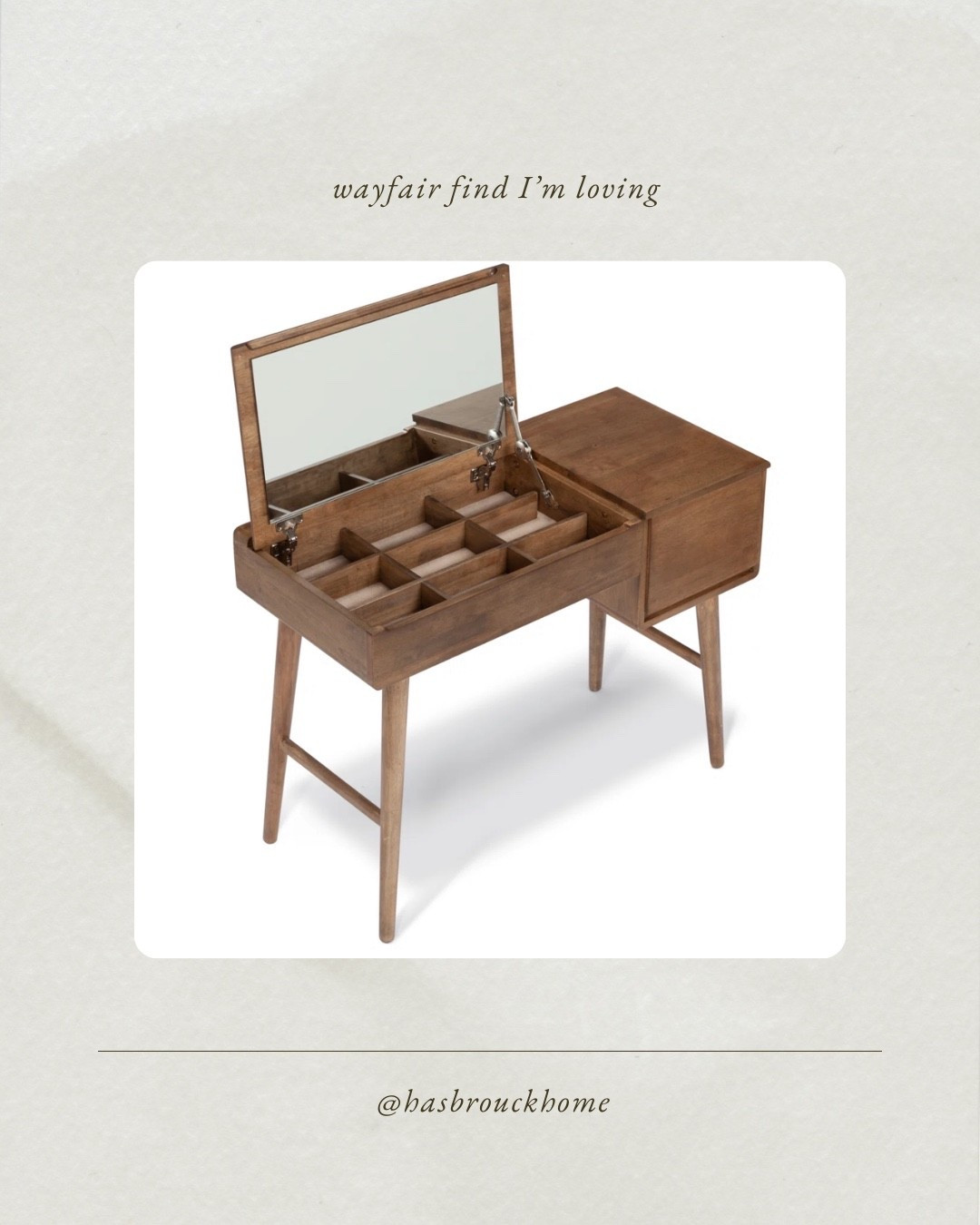 I love this vanity! It’s the perfect gift for you or a loved one 🤎🌲✨

#LTKCyberWeek #LTKHoliday #LTKGiftGuide