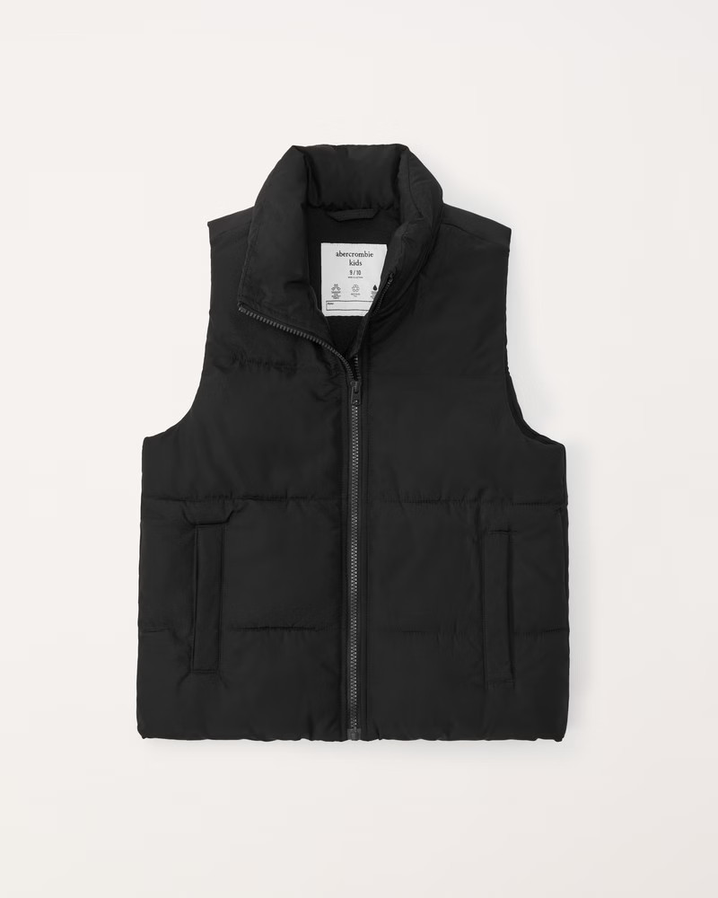 girls puffer vest | girls | Abercrombie.com | Abercrombie & Fitch (US)