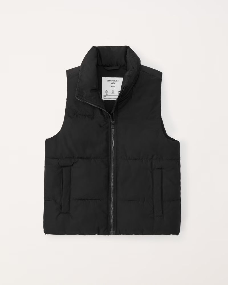 girls puffer vest | girls | Abercrombie.com | Abercrombie & Fitch (US)