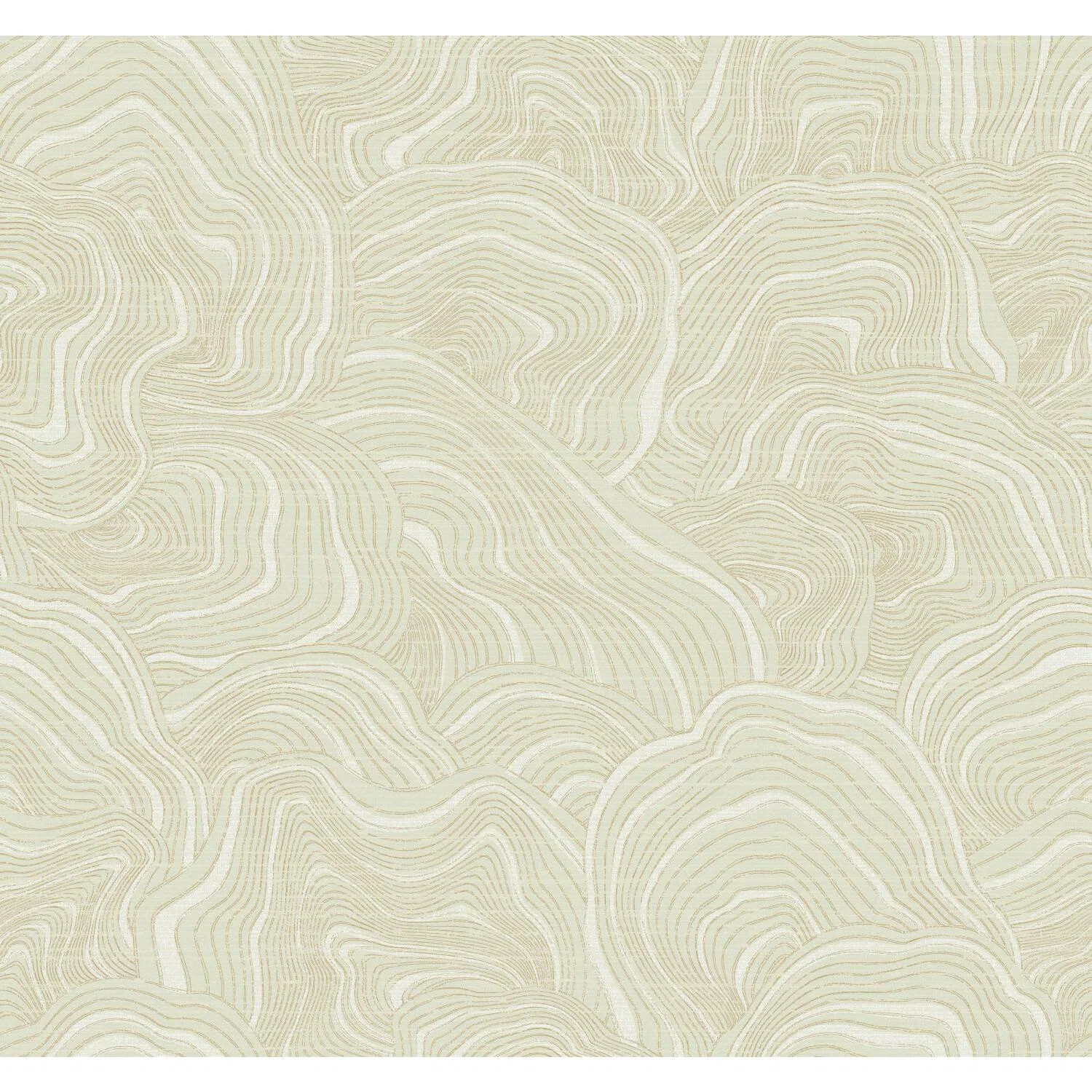 Geodes Abstract Metallic Wallpaper Double Roll | Perigold