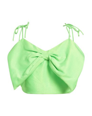 Msgm Woman Top Lime green Size 10 Viscose | YOOX (US)